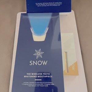 🦷🪥 SNOW Wireless Teeth Whitening System Convenience Kit LED Wands 🦷🪥 🦷🪥